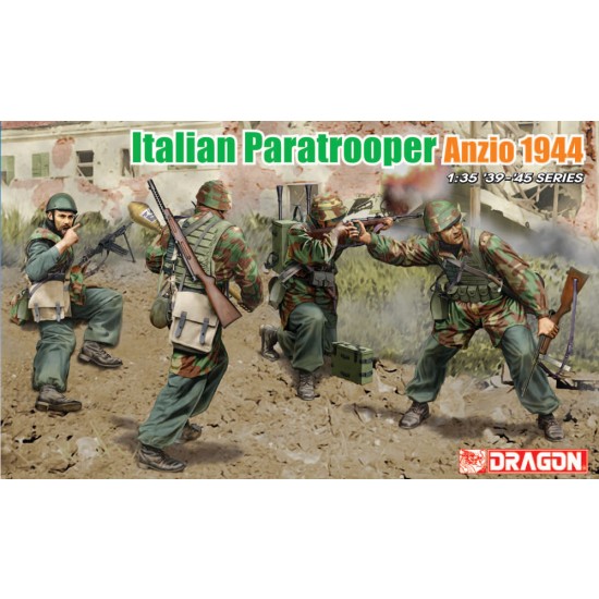 1/35 Italian Paratroopers Anzio 1944 (4 Figures)