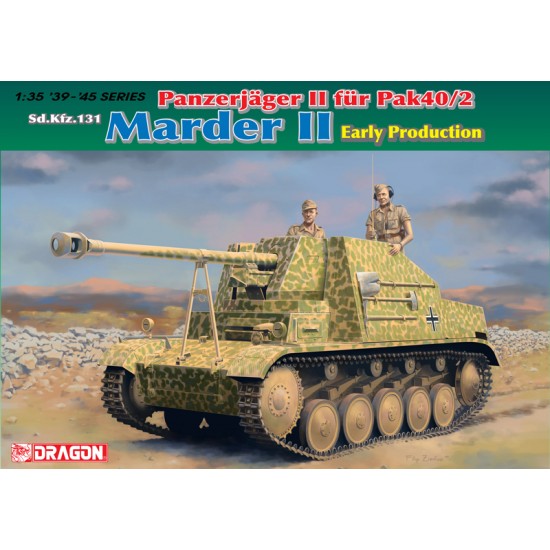 1/35 WWII Panzerjager II fur Pak 40/2 Sd.Kfz.131 Marder II Early Production