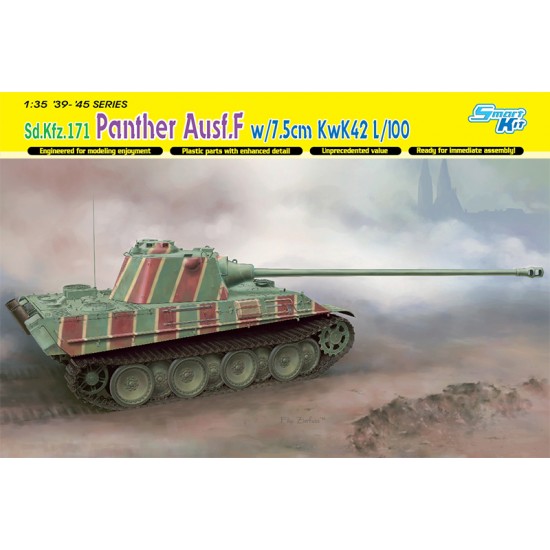 1/35 WWII German SdKfz.171 Panther Ausf.F w/7.5cm KwK42 L/100 [Smark Kit]