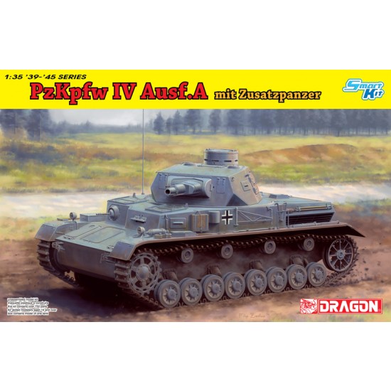 1/35 WWII PzKpfw.IV Ausf.A mit Zusatzpanzer