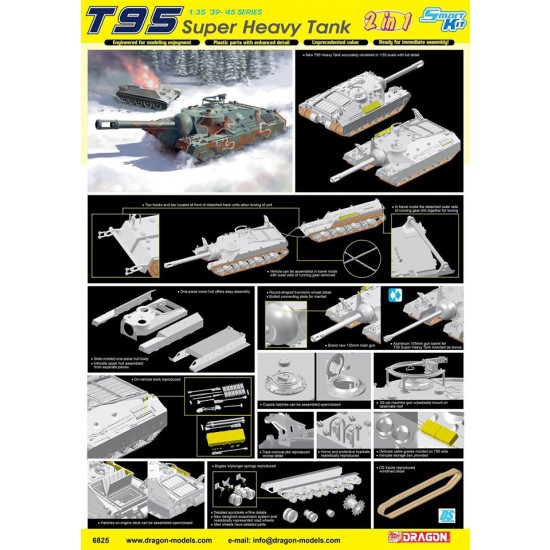 1/35 T95 Super Heavy Tank [2 in 1]