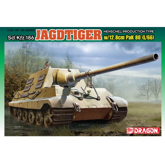 1/35 German Jagdtiger Sd.Kfz.186 with 12.8cm PaK.80 (L/66) [Henschel Production Type]