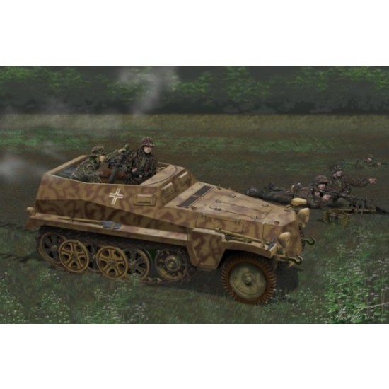 1/35 SdKfz.250/7 Alte Ieichte Schutzenpanzerwagwn schwerer Granatwerfer