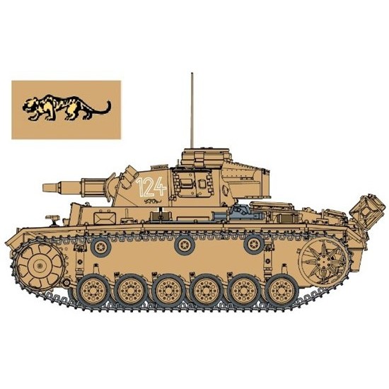 1/35 PzKpfw.III Ausf.N sPzAbt.501 Tunisia 1942/43 (Neo Smart Kit)