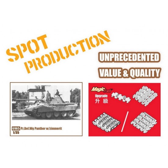 Dragon Models Pz.BEF.Wg. Panzer Mit Zimmerit – 1:35 Modellbausatz (Nr. 6965) Für Erfahrene Panzer-Modellbauer Dragon Models Pz.BEF.Wg. Panzer Mit Zimmerit – 1:35 Modellbausatz (Nr. 6965) Für Erfahrene Panzer-Modellbauer
