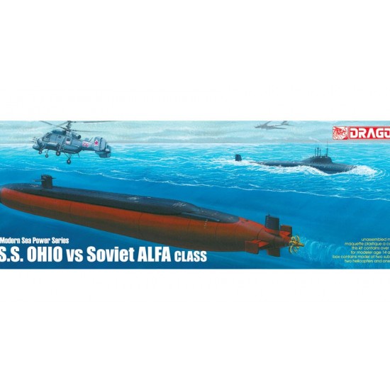 1/700 USS Ohio vs Soviet ALFA