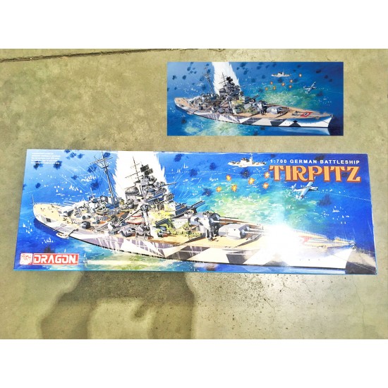 1/700 German Tirpitz Battleship