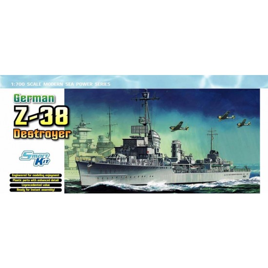 1/700 German Z-38 Destroyer [Smart Kit]