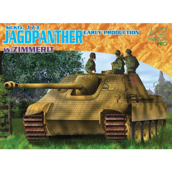 Dragon maquette militaire 7241 Sd.Kfz.173 Jagdpanther Early Production avec Zimmerit 1/72 Dragon maquette militaire 7241 Sd.Kfz.173 Jagdpanther Early Production avec Zimmerit 1/72