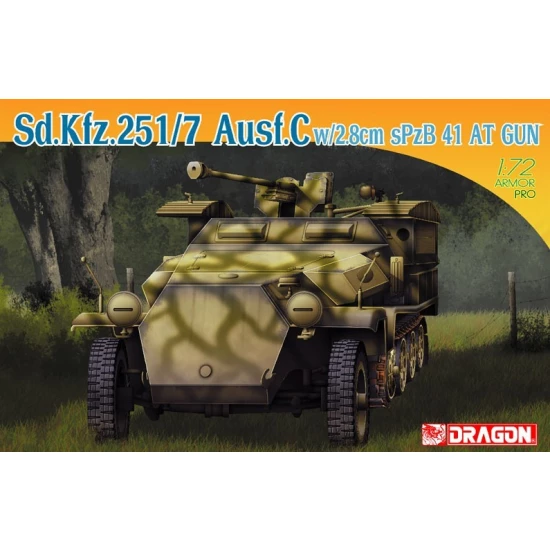 1/72 SdKfz.251/7 Ausf.C Pionierpanzerwagen w/2.8cm sPzB 41 AT Gun