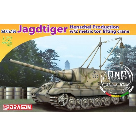 1/72 King Tiger, Henschel Version w/2 ton Crane
