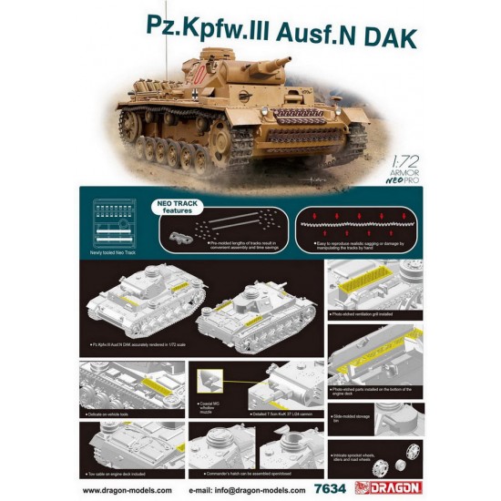 1/72 Pz.Kpfw.III Ausf.N DAK