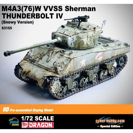 1/72 M4A3(76)W VVSS Sherman THUNDERBOLT IV (Snowy Version)