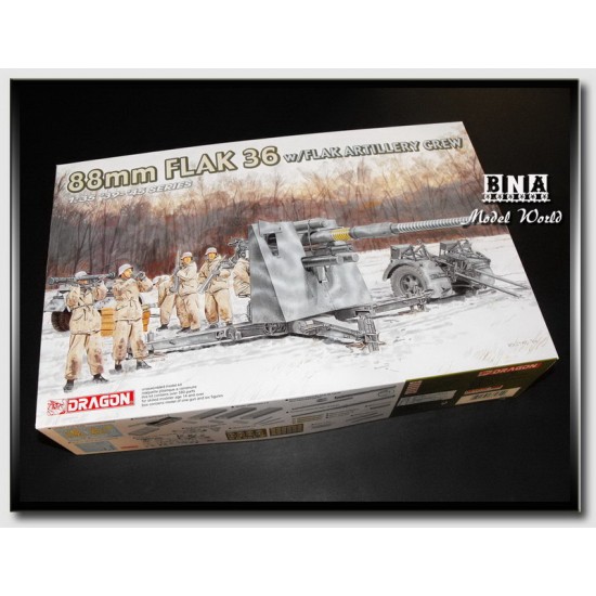 1/35 88mm Flakvierling 36 w/Flak Artillery Crew & BONUS Features