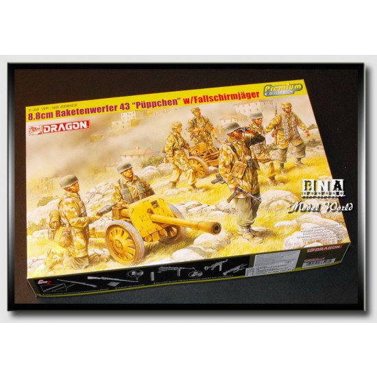 1/35 8.8cm Raketenwerfer 43 "Puppchen" with Fallschirmjager