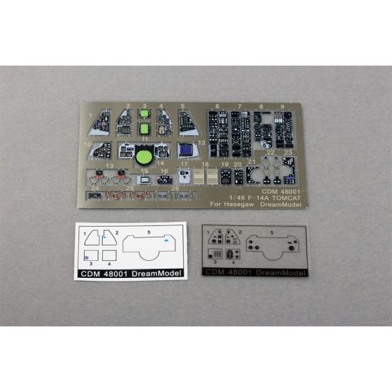 1/48 Grumman F-14A Tomcat Cockpit Detail Set for Hasegawa kits