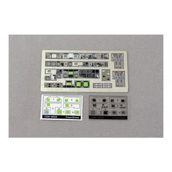 1/48 F/A-18F Super Hornet Cockpit Detail Set for Hasegawa kits