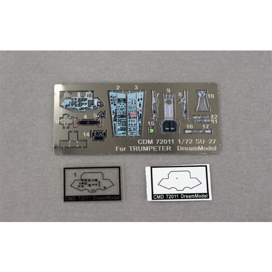 1/72 Sukhoi SU-27 Cockpit Detail Set for Trumpeter kits