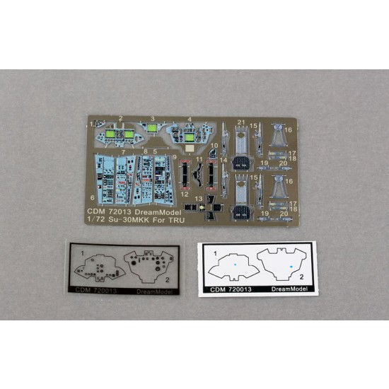 1/72 Sukhoi SU-27MKK Cockpit Detail Set for Trumpeter kits