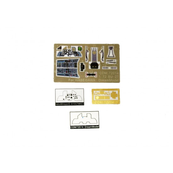 1/72 Sukhoi Su-27 Cockpit Detail Set for Hasegawa kits