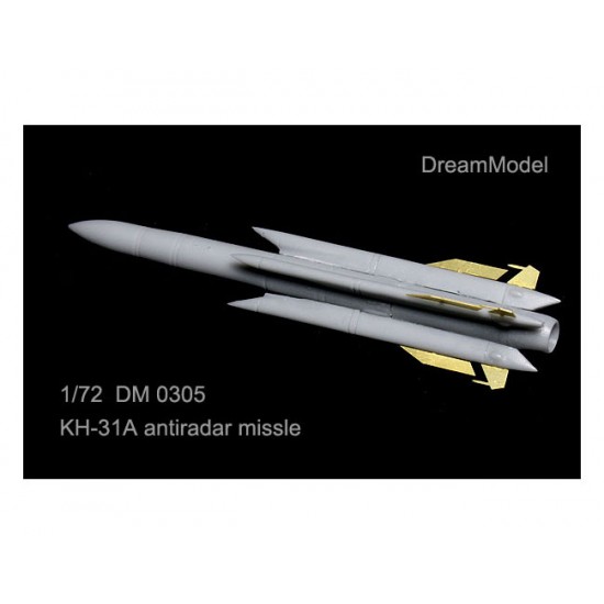 1/72 KH-31A Antiradar Missiles (2in1) for Trumpeter kits