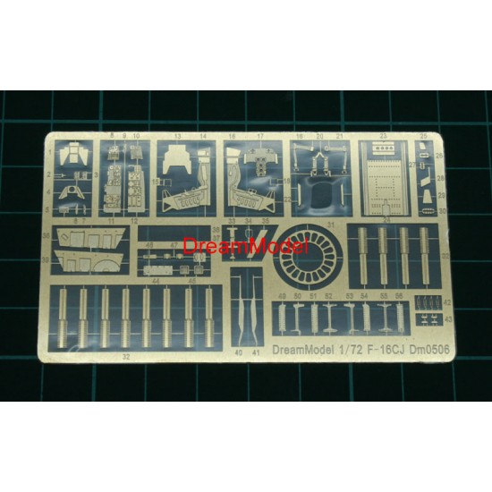1/72 General Dynamics F-16CJ Fighting Falcon Detail Set for Hasegawa kits