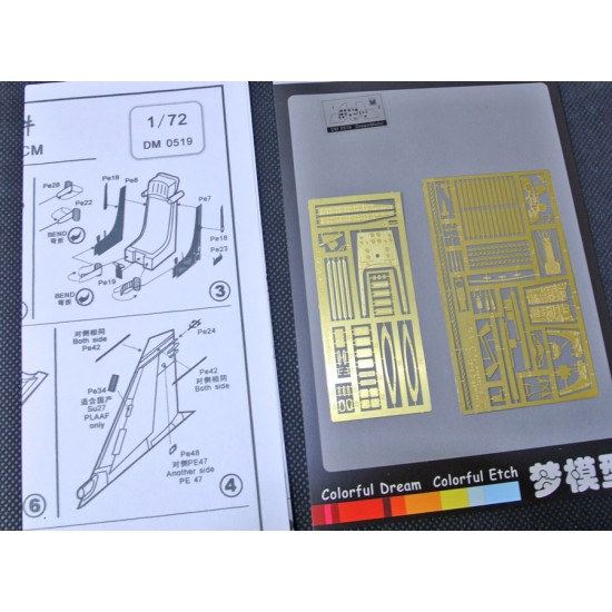 1/72 Sukhoi Su-27 Detail Set for Hasegawa /ICM kits