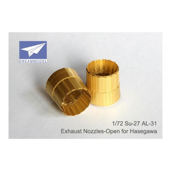 1/72 Sukhoi Su-27 Exhaust Nozzles Detail Set for Hasegawa kits