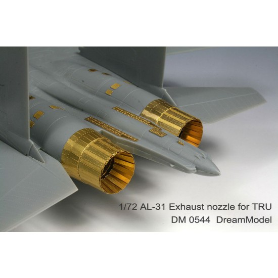 1/72 PLAAF Sukhoi Su-27/27UB/30MKK/33 Exhaust Nozzle Detail Set for Trumpeter kits