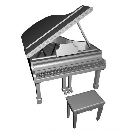 1/35 Miniature Furniture - Grand Piano