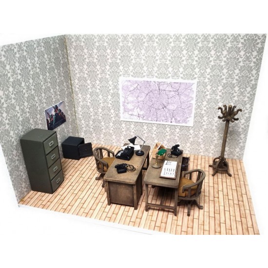 1/35 Miniature Furniture - Office Scenery