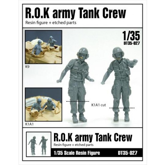 1/35 R.O.K Army Tank Crew set (2 Figures) (Resin + Photoetch)