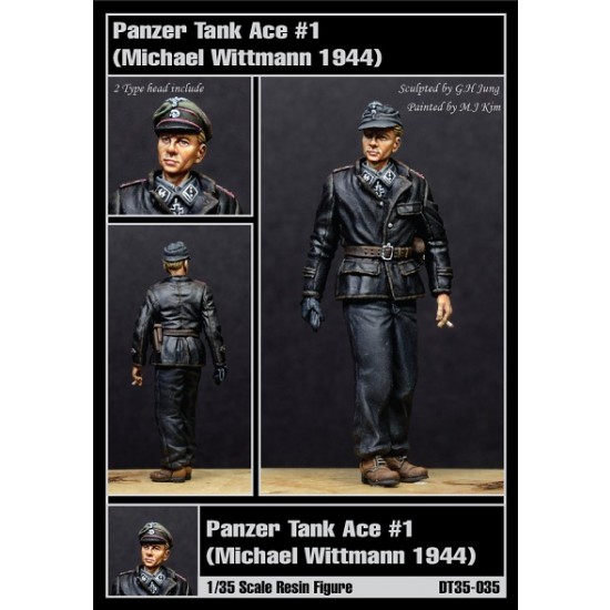 1/35 Panzer Tank Ace Figure Set #1 (1944 Michael Wittmann)(1 Figure)