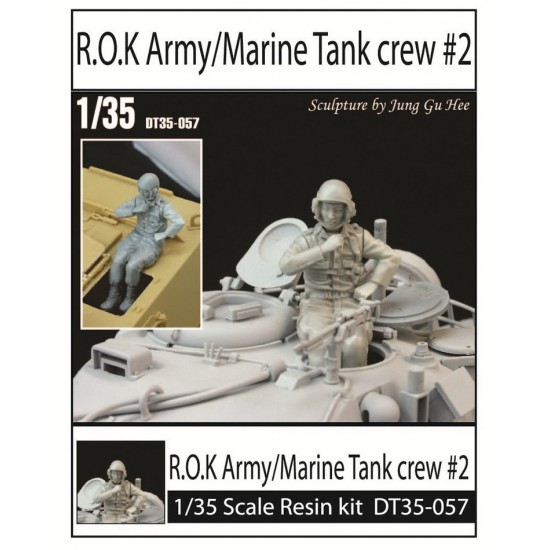 1/35 R.O.K Army/Marine Tank Crew Set #2 (Resin + Photoetch)