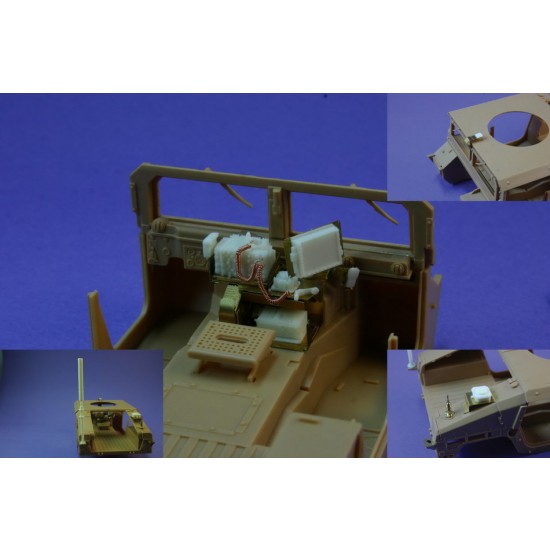 1/35 Modern US AFV FBCB-BTF System Detail kit (Resin+PE+Metal parts+Wire)