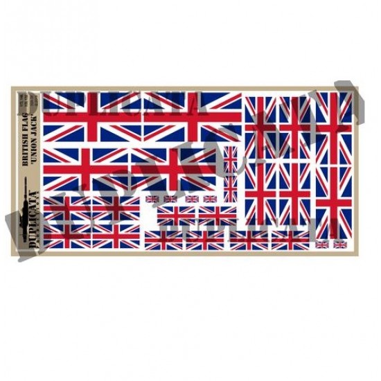 Multiple Scale Flag of British Flag Union Jack
