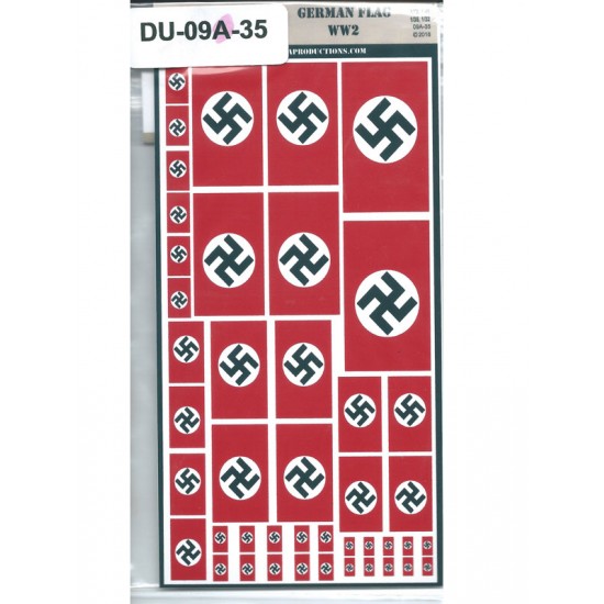 Multiple Scale Flag of WWII German 