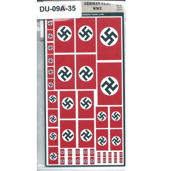 Multiple Scale Flag of WWII German 