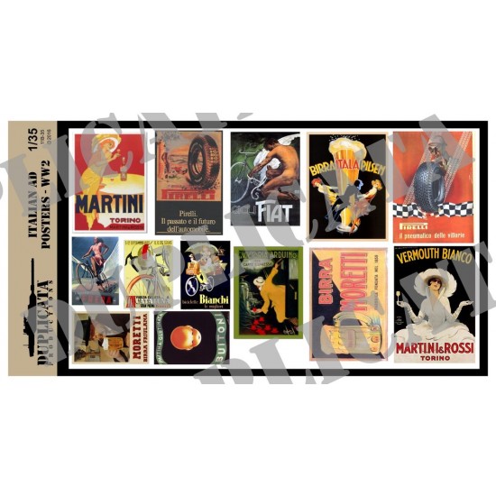 1/35 WWII Italian Advertisements
