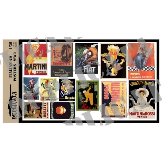 1/35 WWII Italian Advertisements