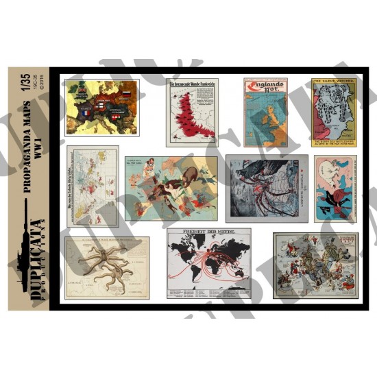 1/35 WWI Propaganda Maps