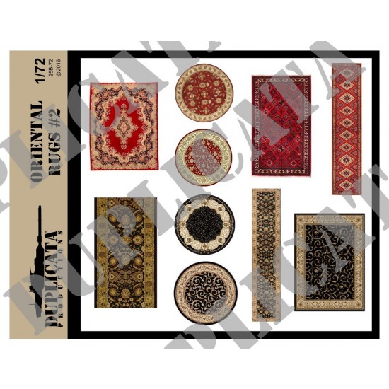 1/72 Furnishing - Oriental Rugs #2