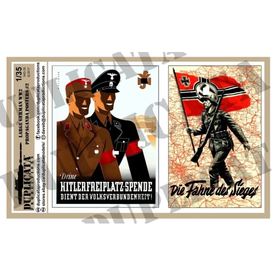 1/35 WWII German (Large) Propaganda #2