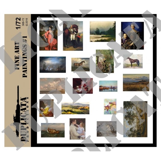 1/72 Fine Art Paintings #1
