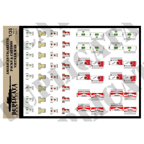 1/35 Vietnam War American Cigarettes