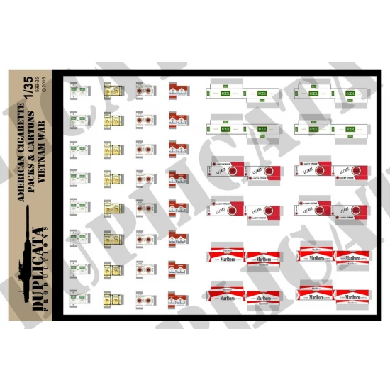 1/35 Vietnam War American Cigarettes