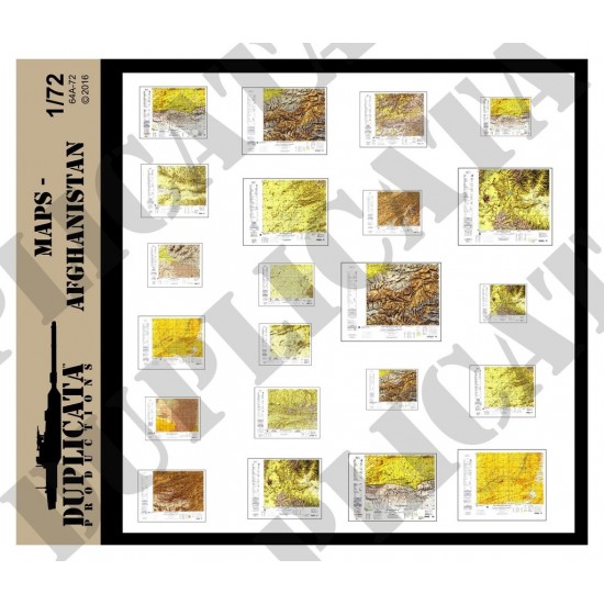 1/72 Afghanistan Maps