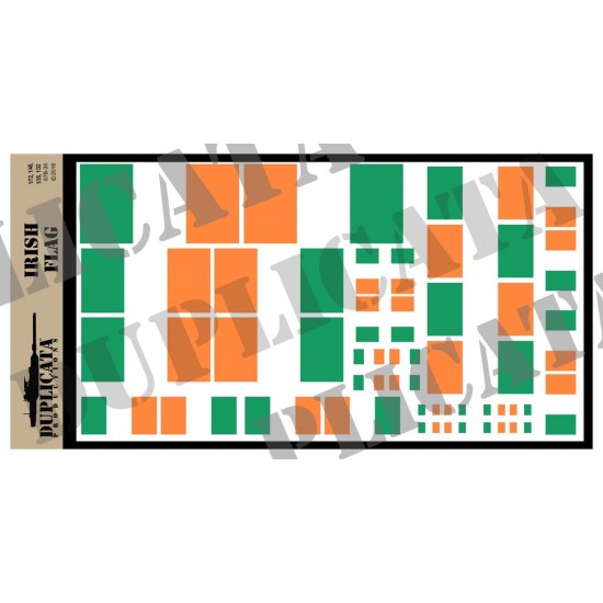 Multiple Scale Flag of Ireland