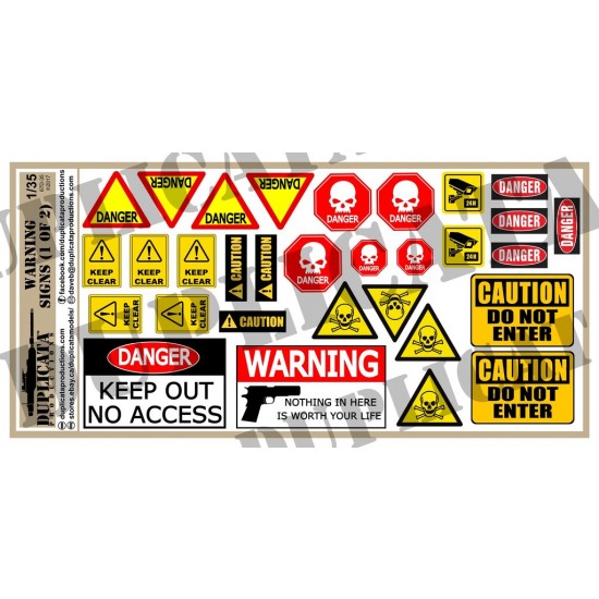1/35 Warning Signs