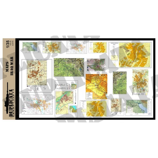 1/35 Iraq War Maps